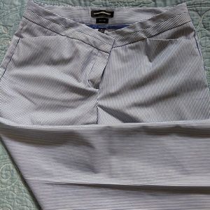 Express Editor Pinstripe Pants